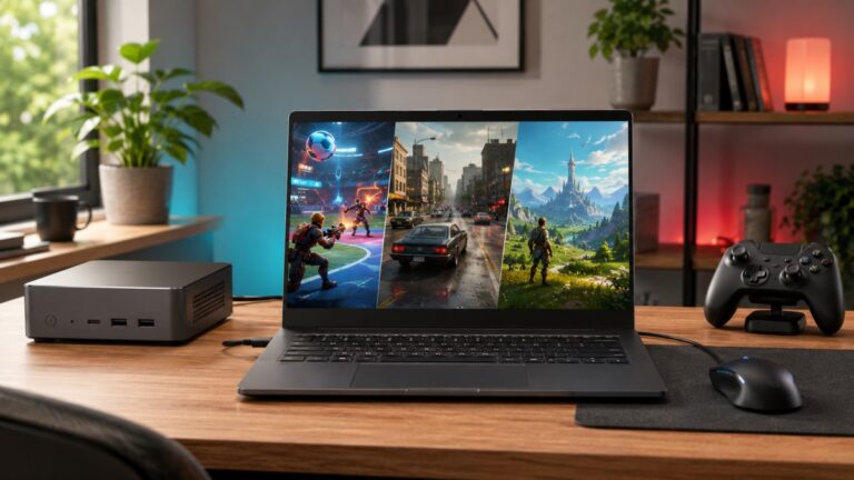 Radeon integrated graphics gaming on a Ryzen laptop